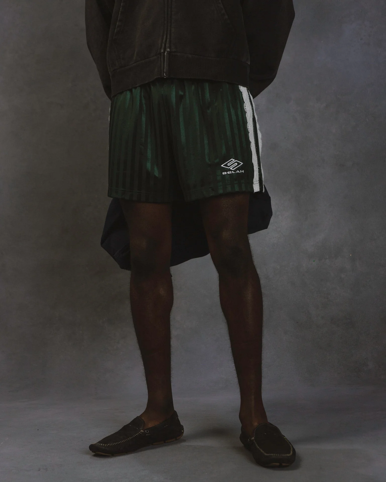"ATHLETICA" LACE SOCCER SHORTS - Image 3