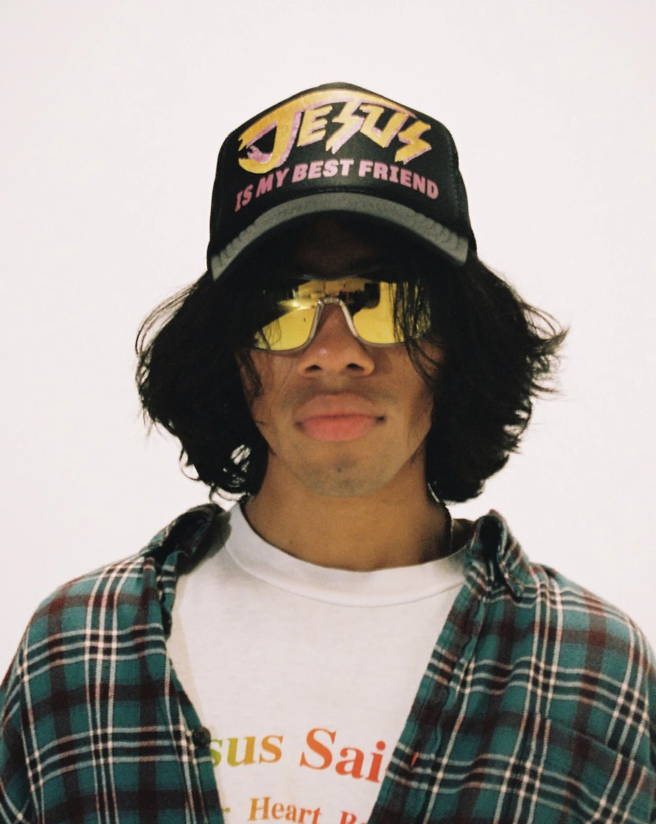 "JESUS IS MY BESTFRIEND" TRUCKER HAT - Image 2